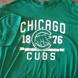 Chicago Cubs green tshirt